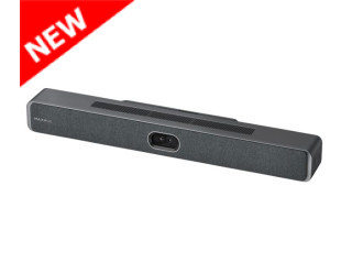MAXHUB XBar U50 Teams Rooms USB Videobar with 100MP Dual-lens Camera System, 12 MEMS microphone array, 15W Studio-Grade Dual Speakers, FlexMount and BYOD Support