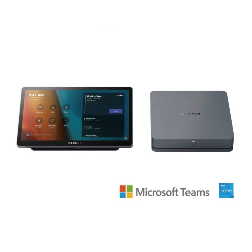 MAXHUB XCore Kit Pro for Microsoft Teams Rooms, includes one XC25T Mini ...