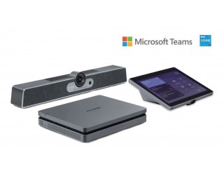 MAXHUB XT10-VB Kit for Microsoft Teams Rooms, includes one XC13T Mini-PC, one TCP20T Touch Control Panel and one UC S07 VideoBar