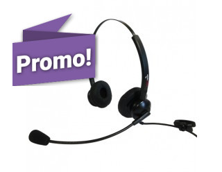 Supervoice SVC-102 Call Center Headset DUAL Without Bottom Cable